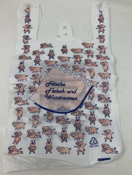 Hemdchentragetaschen "Tanzende Schweinchen"